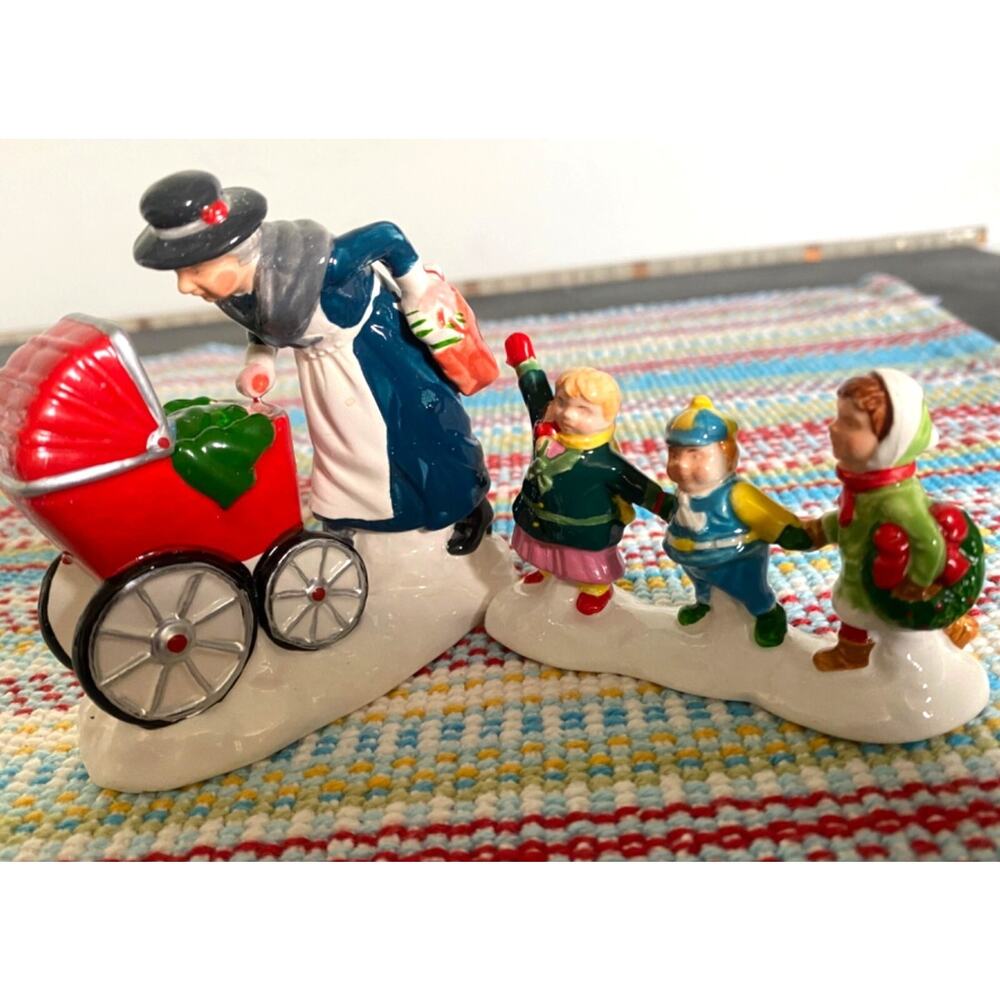 Department 56 “Nanny and the Preschoolers” Snow Christmas Village Collection.